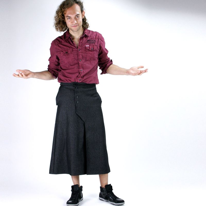 Umebosi jupe masculine longue
