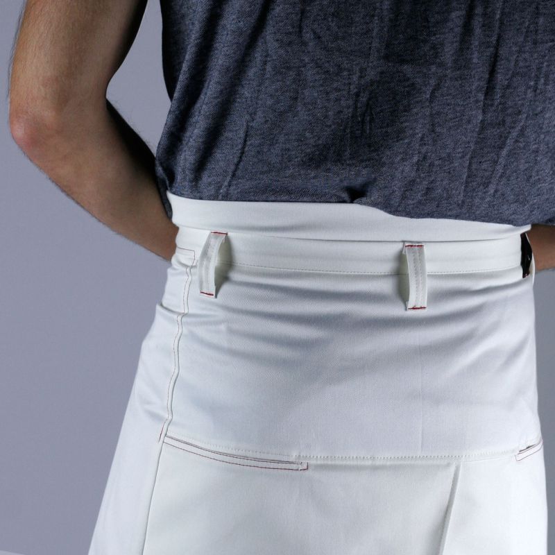 Jupe pour homme blanche style tennis
