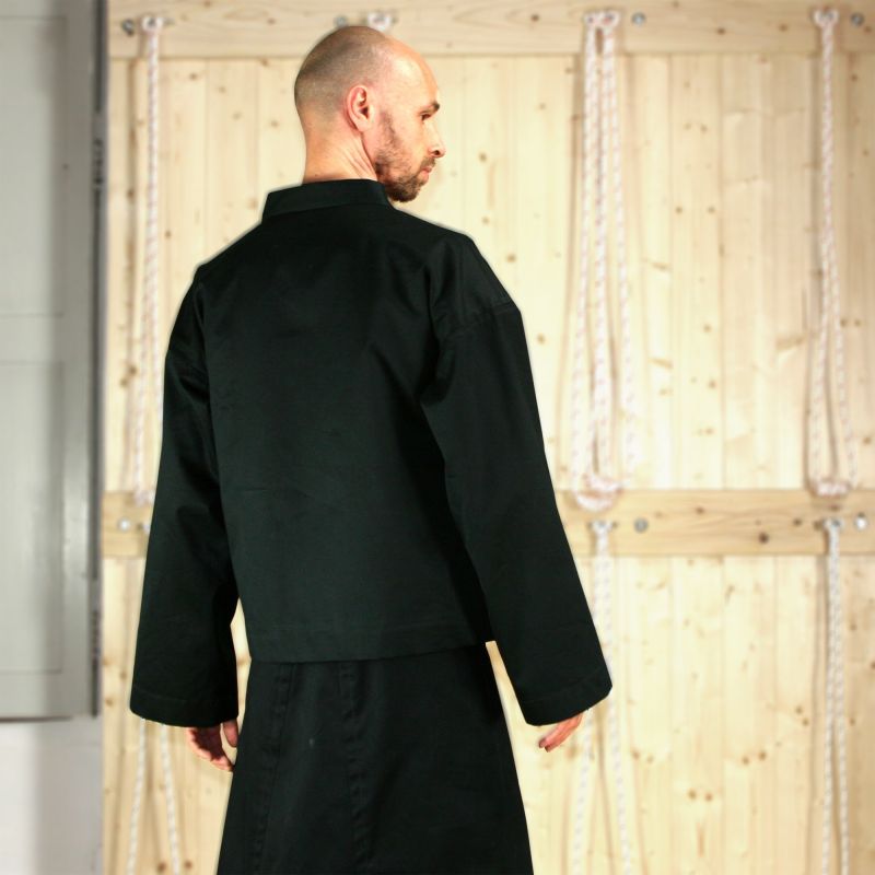 urban genderfluide black kimono