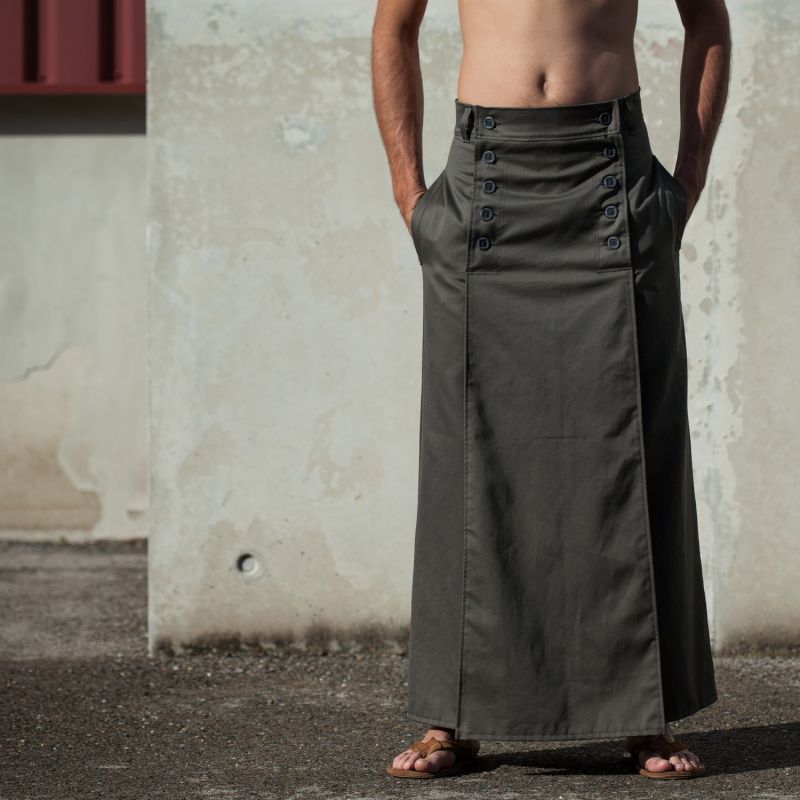 Pantalon Sarouel Homme Style Japonais – Fermeture Cordon, Tissu Léger – Décontracté, Yoga, Cosplay – Taille Unique Ajustable