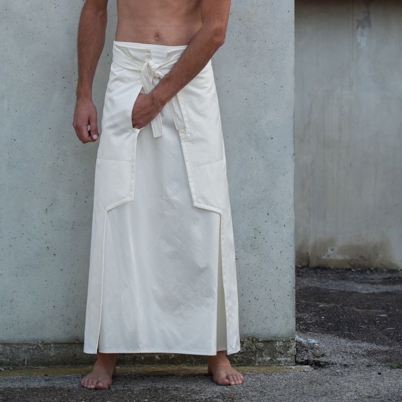jupe longue NINJA blanche