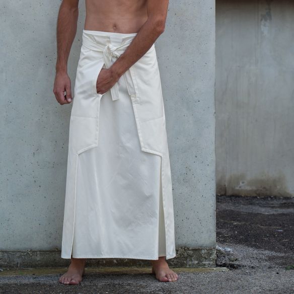 jupe longue NINJA blanche