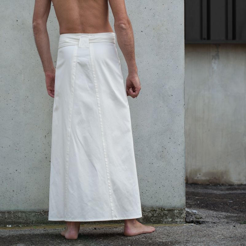 jupe longue NINJA blanche