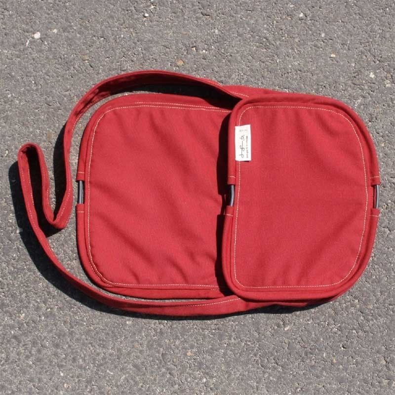 Mini Besace Un-Bin Bordeau