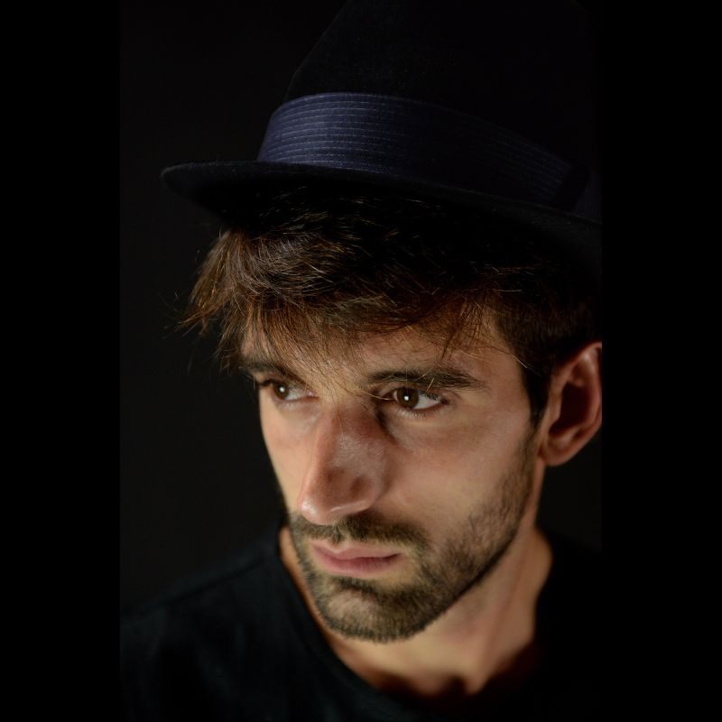 ASPHODELUS ALBUS chapeau Trilby en feutre. Historical model not orderable.