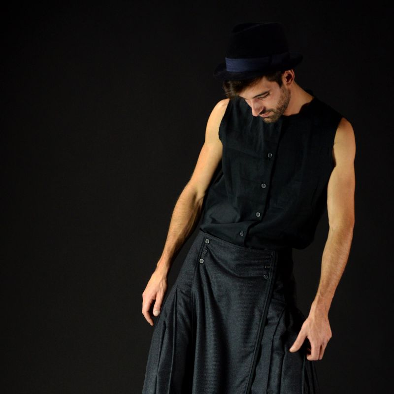 ASPHODELUS ALBUS chapeau Trilby en feutre. Historical model not orderable.