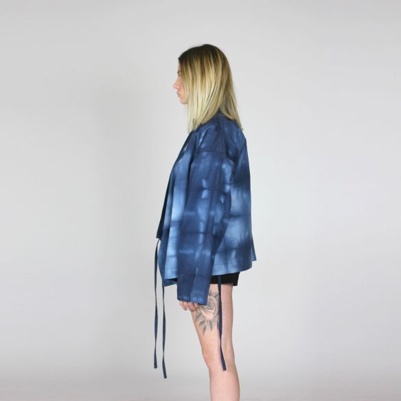 kimono designer teint en shibori