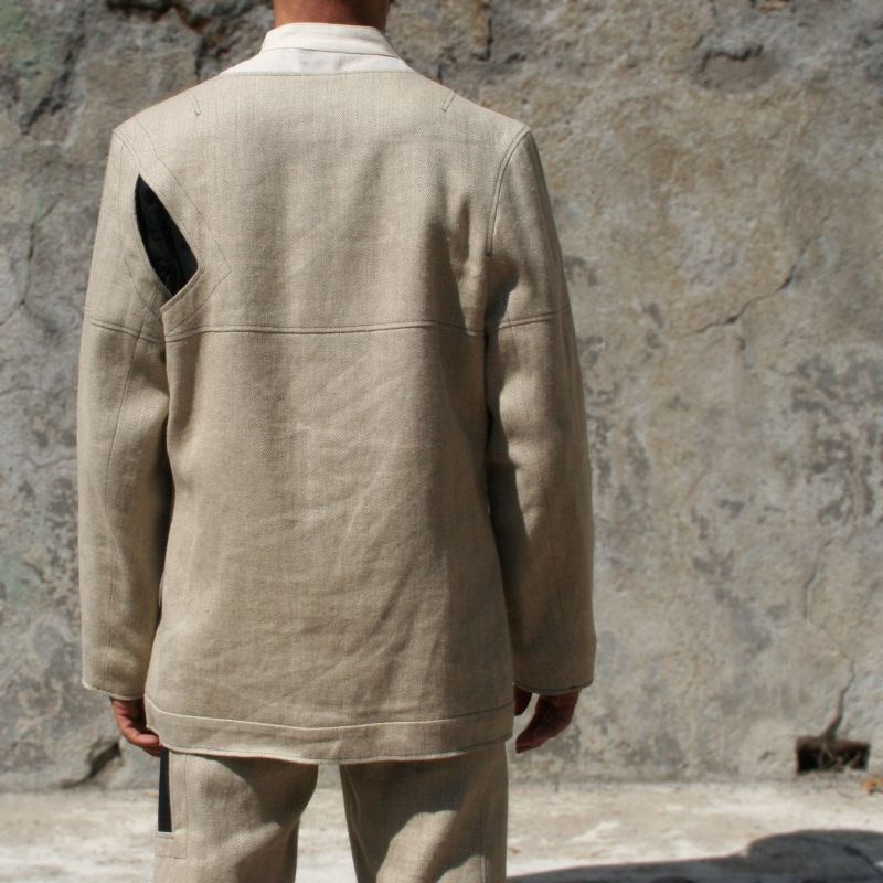 Veste tailleur laine yack bio, Modèle historique non commandable