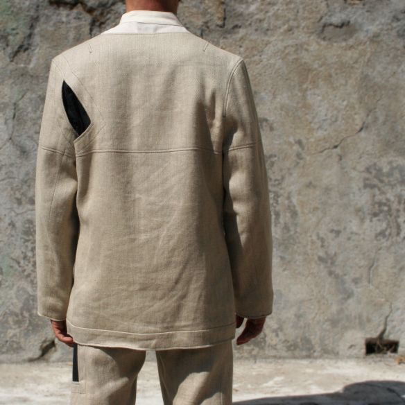 Veste tailleur laine yack bio, Modèle historique non commandable