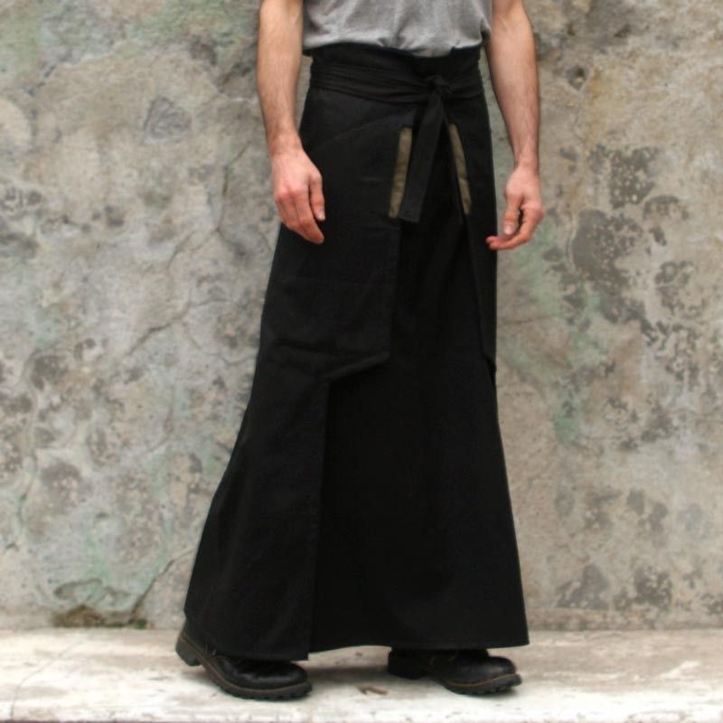 jupe longue NINJA noire 2