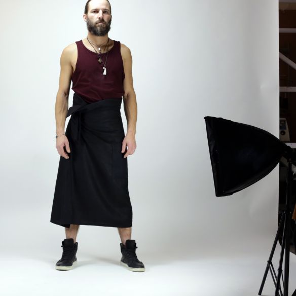 pagne pour homme en lin pour l'été, kaki