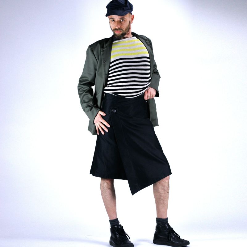 kilt TARTAN noire