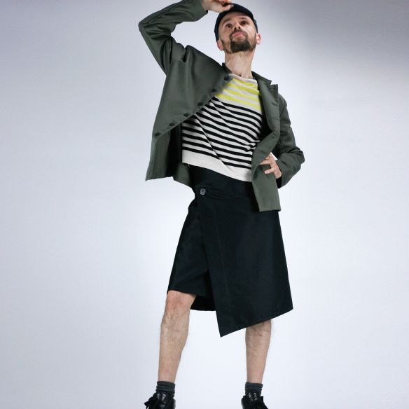 kilt TARTAN noire