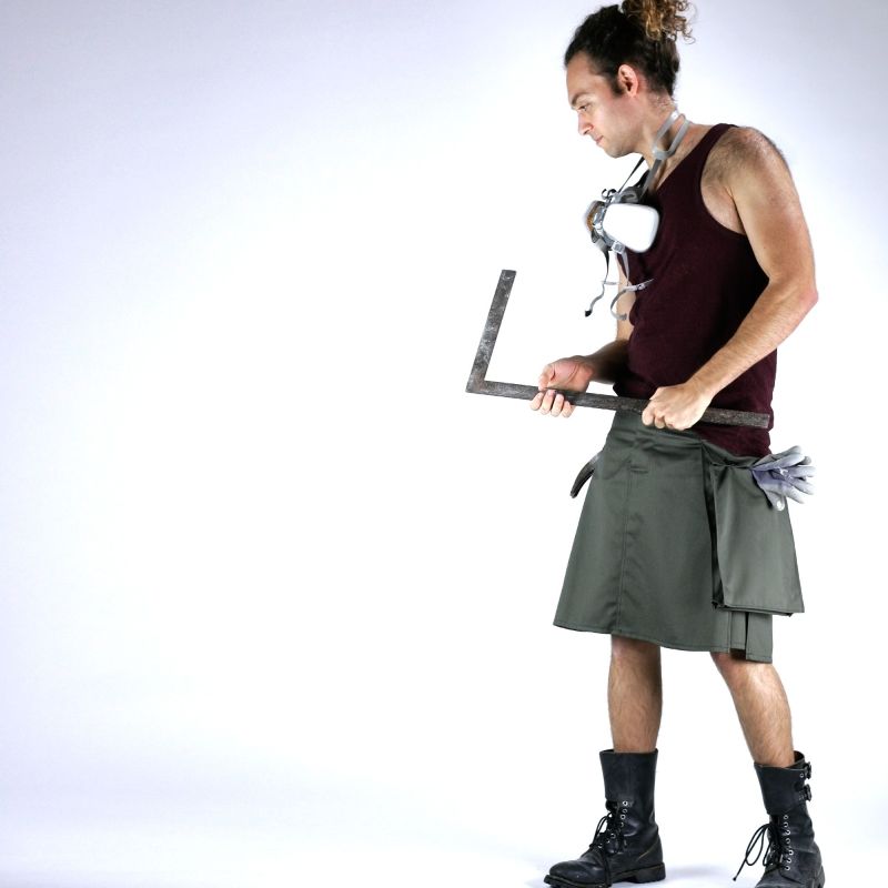 kilt de travail SPINACK kaki