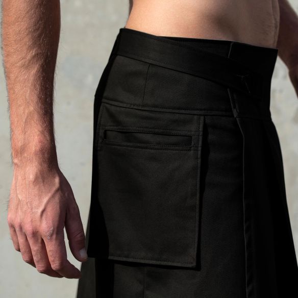 french KILT noir