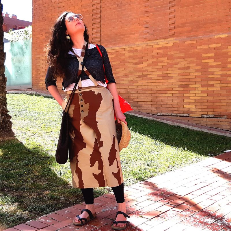Umebosi camouflage et bretelles