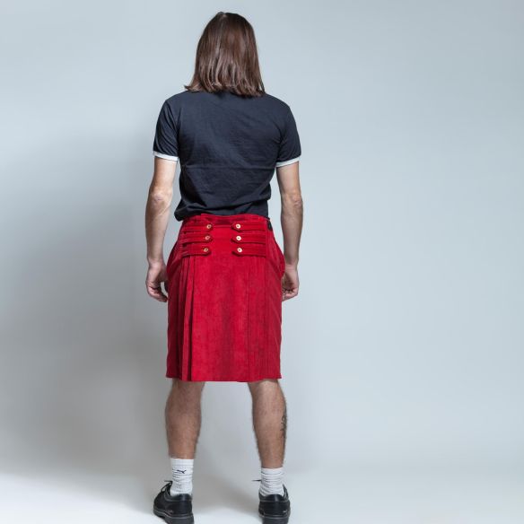 neo kilt cornouailles in velvet neo kilt cornouailles in velvet