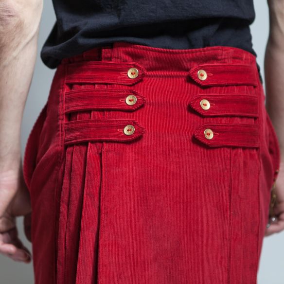 neo kilt cornouailles in velvet neo kilt cornouailles in velvet
