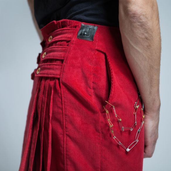 neo kilt cornouailles in velvet neo kilt cornouailles in velvet