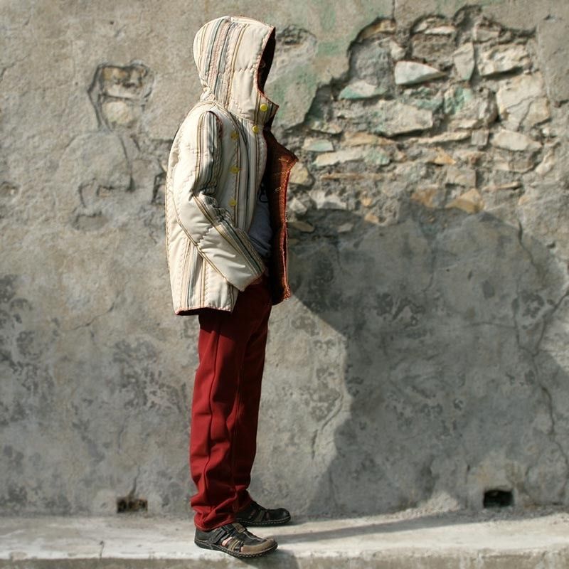 Blouson-transformable matelassé recyclé