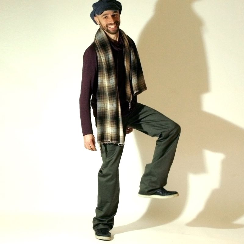 Pantalon à pont kaki