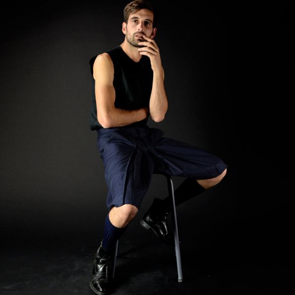 1 VISCUM ALBUM short, bleu, T42