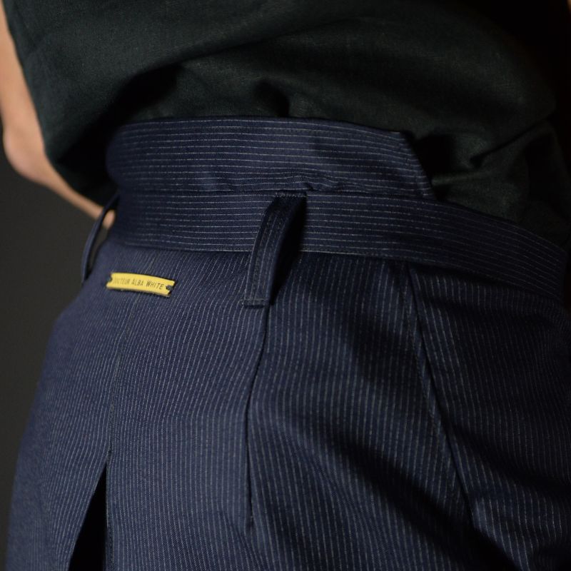 1 VISCUM ALBUM short cut neo-kilt, blue, Size42