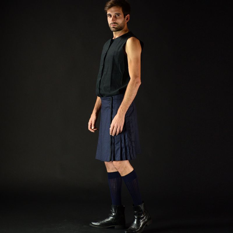 1 PRIMULA VERIS kilt, bleu, T42