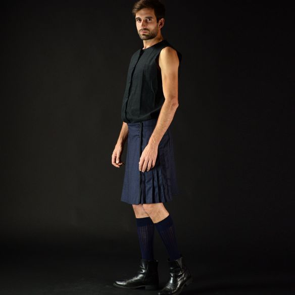 1 PRIMULA VERIS kilt, bleu, T42