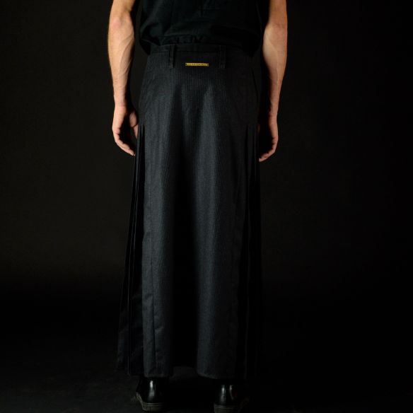 1 ARTEMISIA ALBA neo-kilt long, Noir, T44