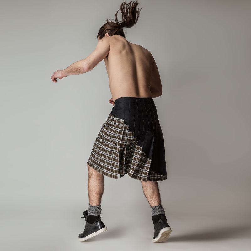 Kilt bi-matières Rusher