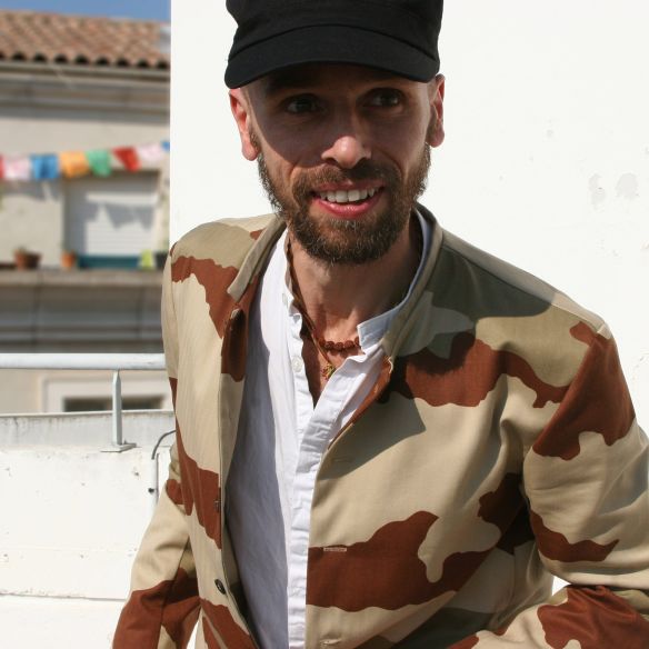 mao collar jacket with army twill mao collar jacket with army twill