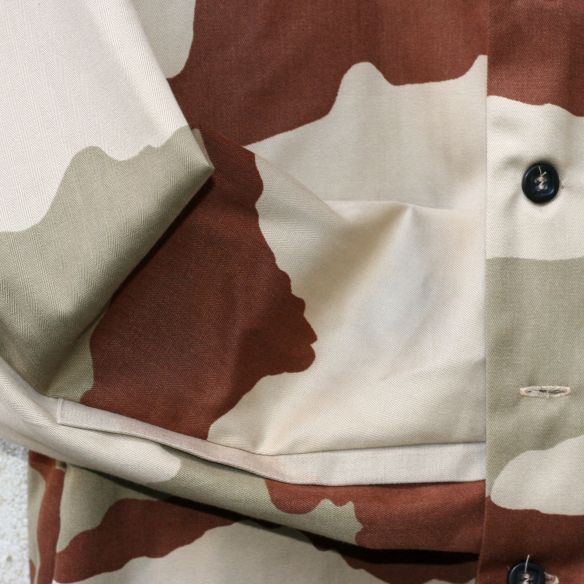 Veste camo à col mao