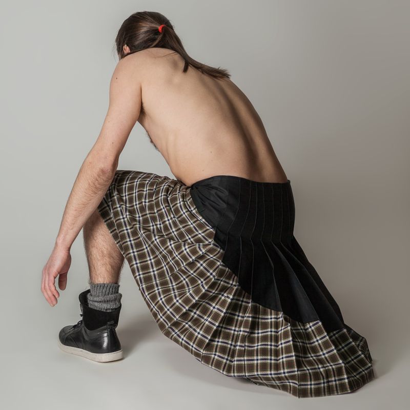Kilt bi-matières Rusher