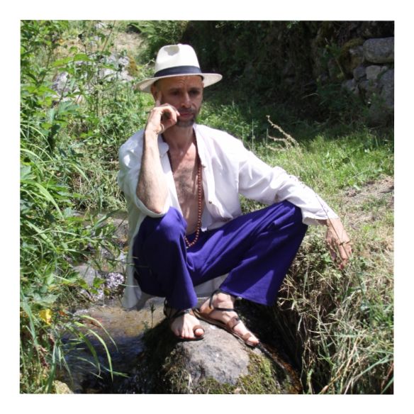 Pantalon à pont en Lin