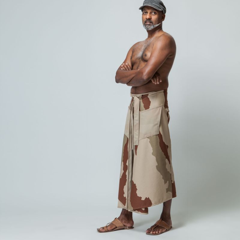 hakama Yamabushi camouflage 2