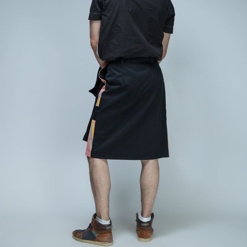 néo-kilt UNION PUNK rose