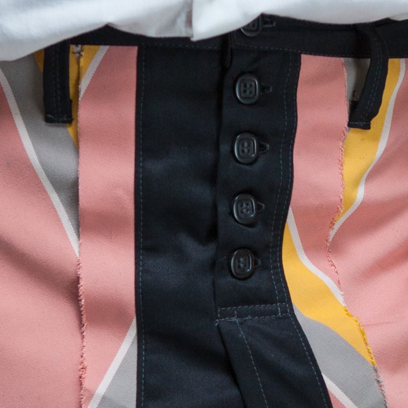 néo-kilt UNION PUNK rose