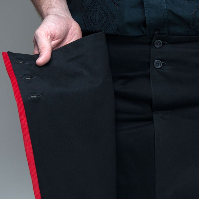 Kilt réversible HORSE GUARD noir