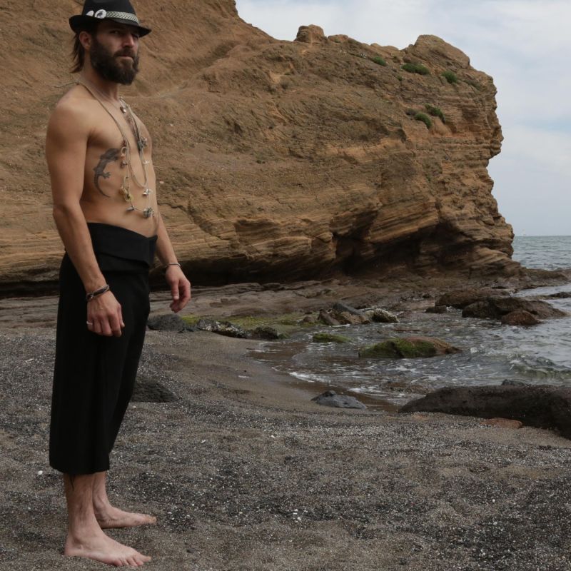 pagne mi-long d'été style dhoti indien