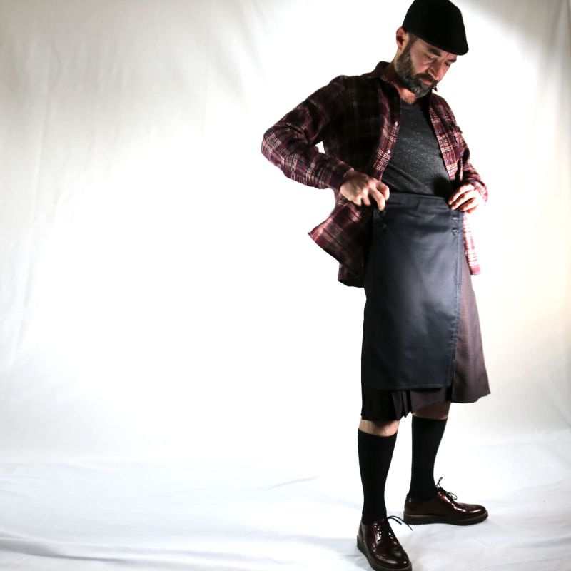 Kilt laine brun foncé HORSEGUARD 2