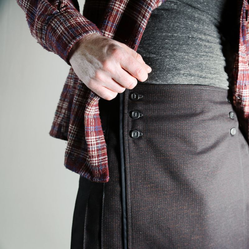 Kilt laine brun foncé HORSEGUARD