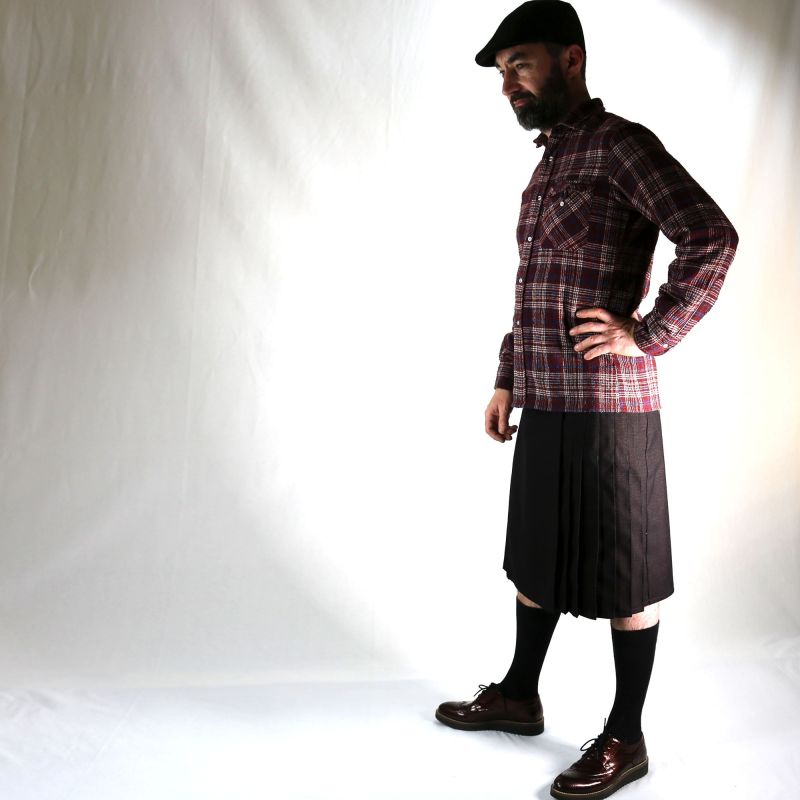 Kilt laine brun foncé HORSEGUARD