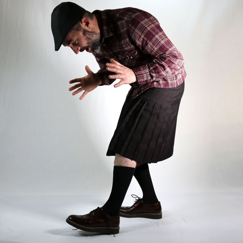 Kilt laine brun foncé HORSEGUARD