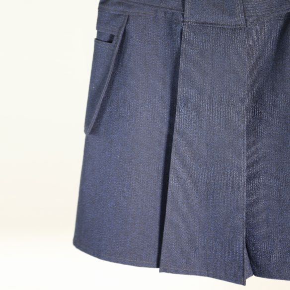 KILT laine vintage bleue