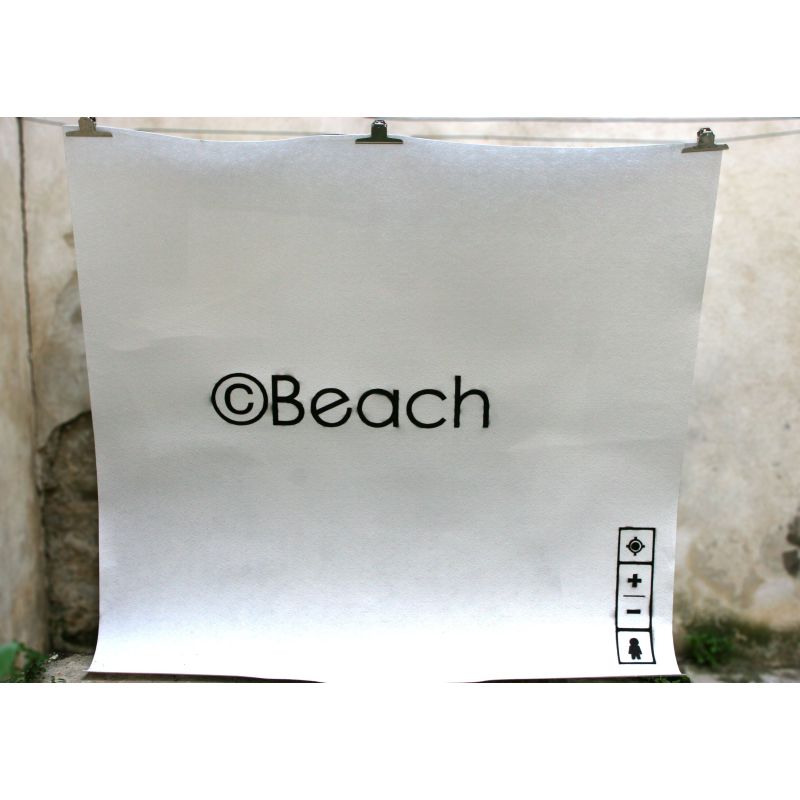 Plage de sable fin ultra blanc