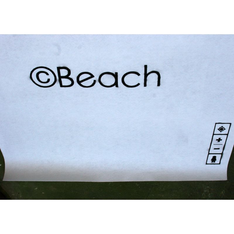 Plage de sable fin ultra blanc