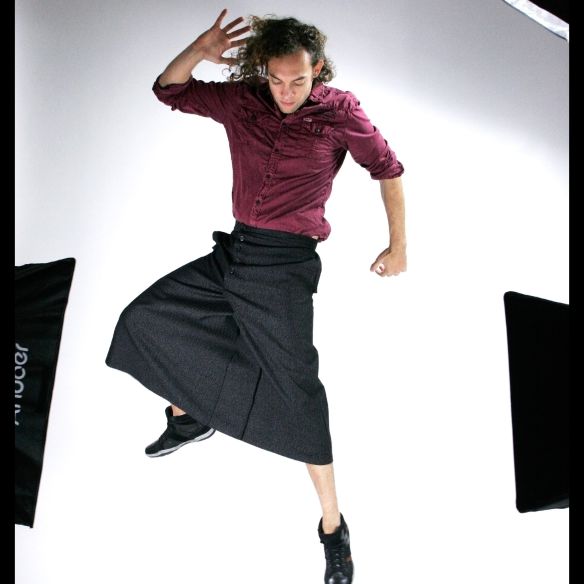 Umebosi jupe masculine longue